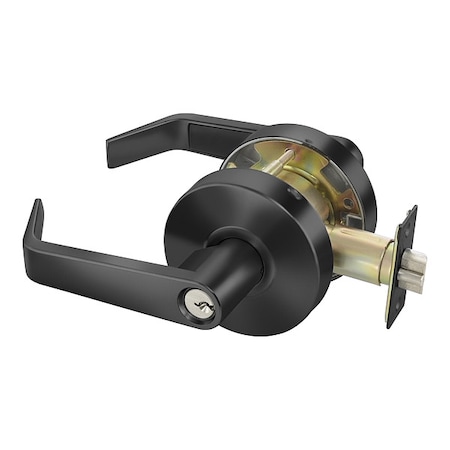 Door Lockset,1 3/8-1 3/4" Thick