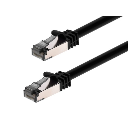 Voice and Data Patch Cord,Black,14 ft L