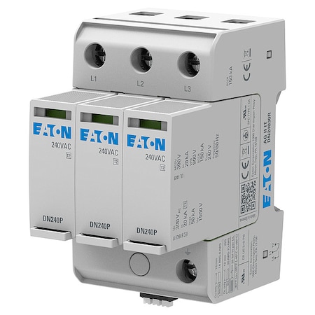 Surge Protection Device, 3 Phase, 240V, 3 Poles, 3 Wires