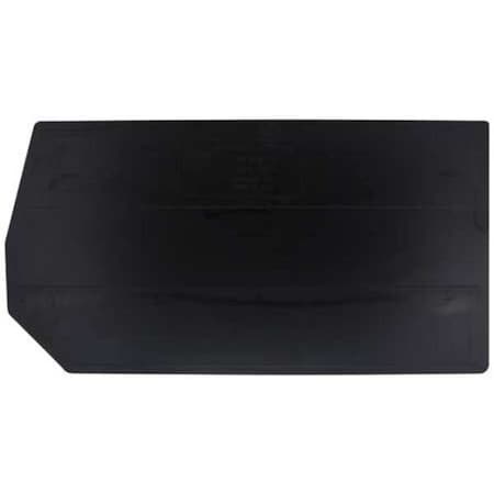 Black, Plastic Divider, 6 PK