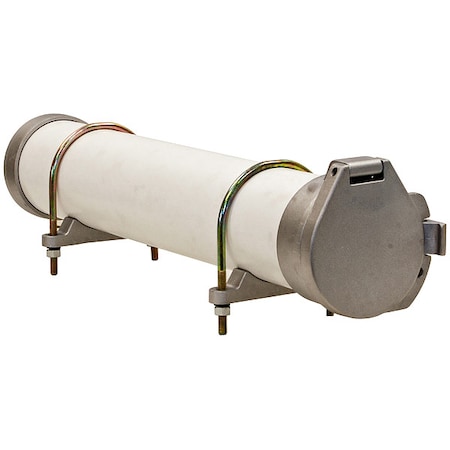 Conduit Fitting Carrier, Saddle, Aluminum, Zinc Plated, Silver