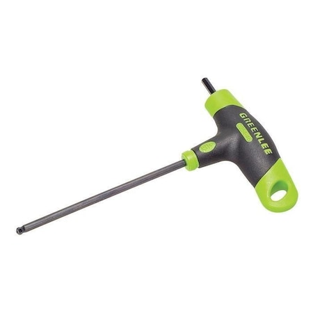 SAE Plain Ball Hex Key Hex Key, 5/32" Tip Size, 4 25/64 in Long, 2 1/32 in Short