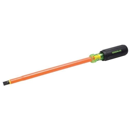 Insulated Slotted Screwdriver 3/8 in Round