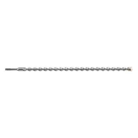 2-Cutter Hammer Drill Bit 3/4" x 24"L, SDS Plus