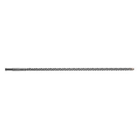 2-Cutter Hammer Drill Bit 3/8" x 18"L, SDS Plus