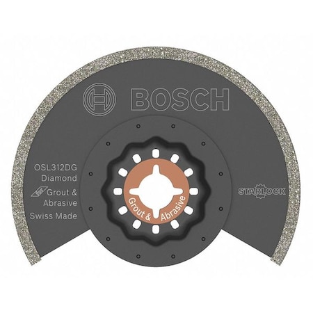 Oscillating Blade,Diamond Grit,3 in. L