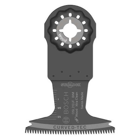 Oscillating Blade,Bi-Metal,4 in. L,Wood