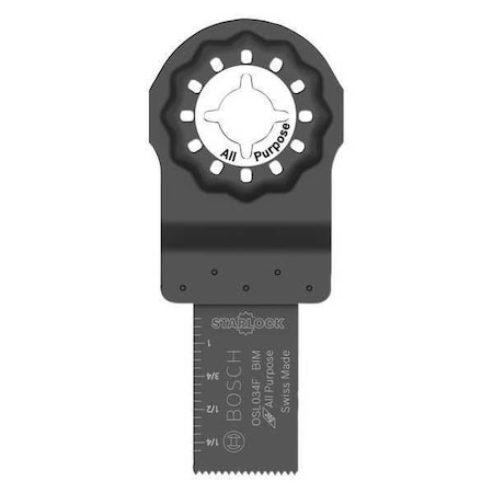Oscillating Blade,Bi-Metal,3/4 in. Size