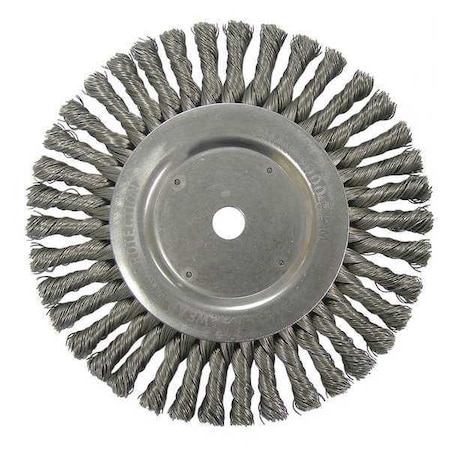 Wire Wheel Brush,Max. RPM 6000,1/2 in. W