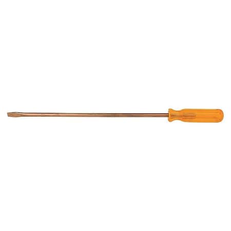 Non-Sparking Slotted Screwdriver 3/16 in Round