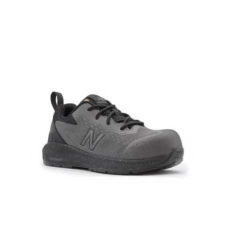 Women's Composite Toe Athletic Shoe, Grey/Black, 9, D, WIDLOGIGS