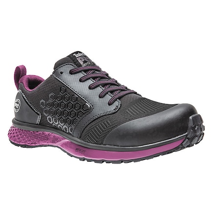 Women's Composite Toe Athletic Shoe, Black/Purple, 11, M, TB1A2174