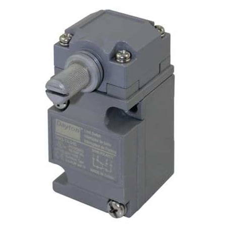Heavy Duty Limit Switch, No Lever, Rotary, SPDT, 10A at 600V AC, Actuator Location: Side