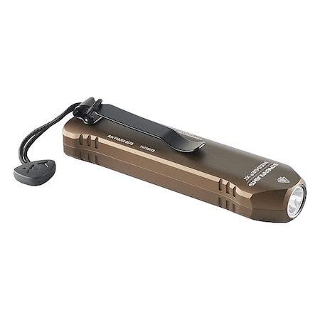 Handheld Flashlight,LED,2.7 oz,Tan