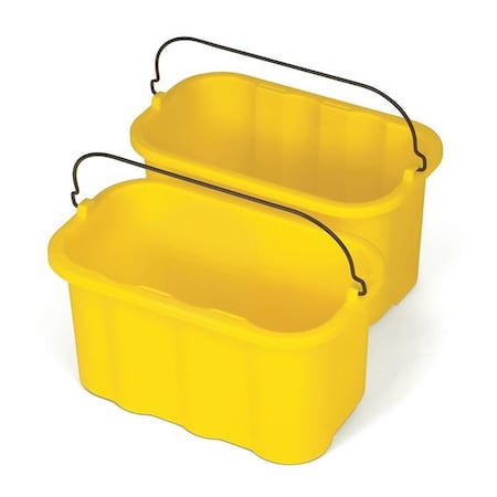 Sanitizing Caddy,Yel,8 In., 2 1/2 Gal.