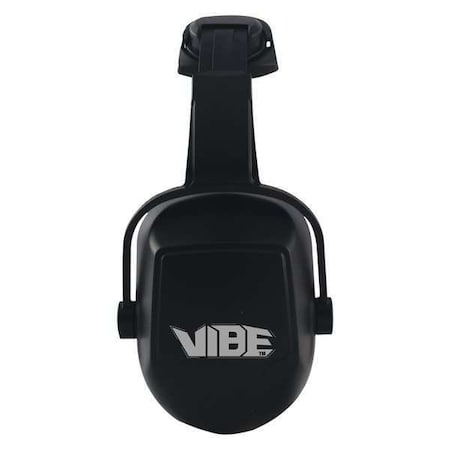 H70 Vibe Hard Hat Mounted Ear Muffs, 27 dB NRR, Passive, Black