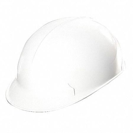 Bump Cap, Front Brim, HDPE, Pinlock Suspension, White, Fits Hat Size 6-1/2 to 8-1/4