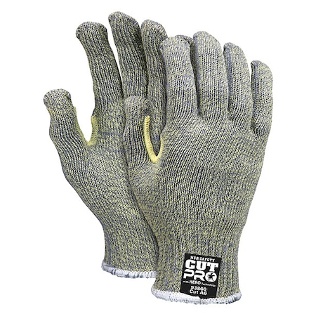 Cut-Resistant Gloves, Cut Level A6 ,Uncoated ,Uncoated ,Smooth ,2XL 1 PR
