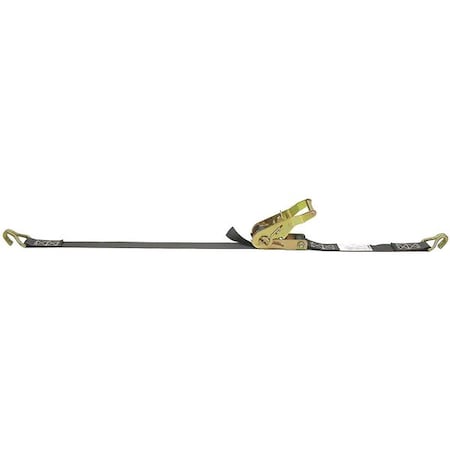 RATCHET ASSY W/ COATED S-HOOK, 1" x 12FT