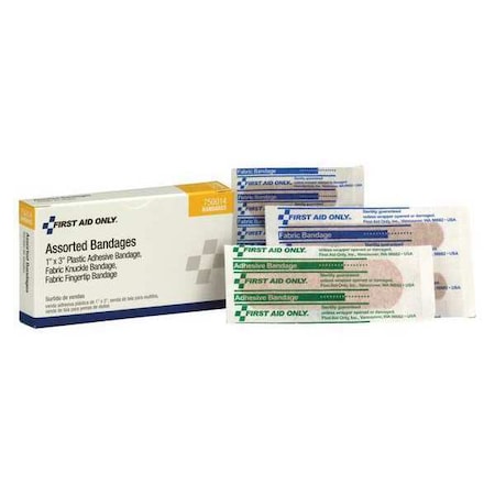 Adhesive Bandages, Fabric, 4 in. L,PK6