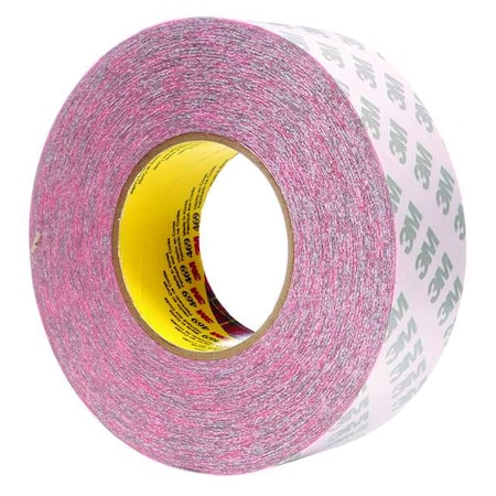 Film Tape, 2 in W, 60 yd L, 1 mil, Paper, Double-Sided
