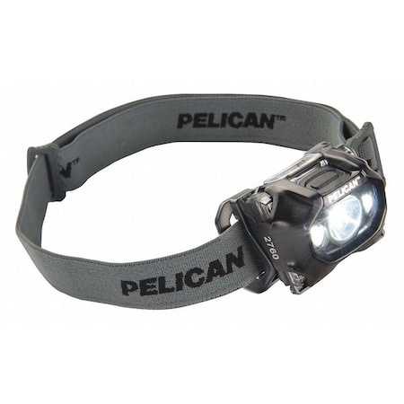 PELICAN 42 Low/204 High Lumens, Black Headlamp