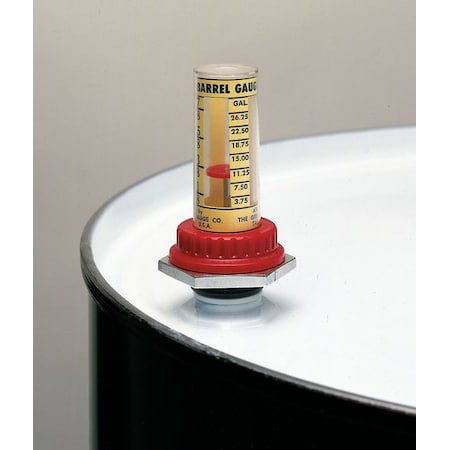 Barrel Level Gauge, 30 Gallon, 3/4" NPT