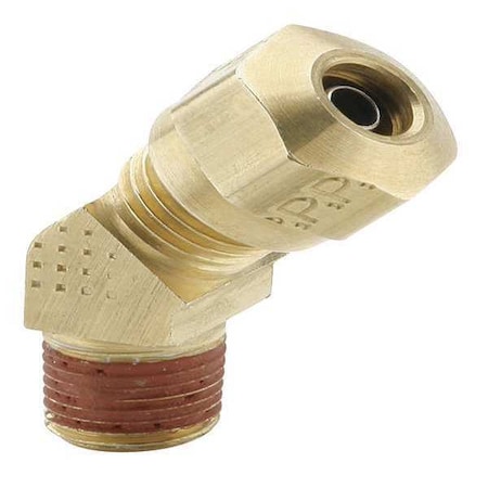 Elbow, Brass, Comp. 3/4 in, Comp. 1/4 in