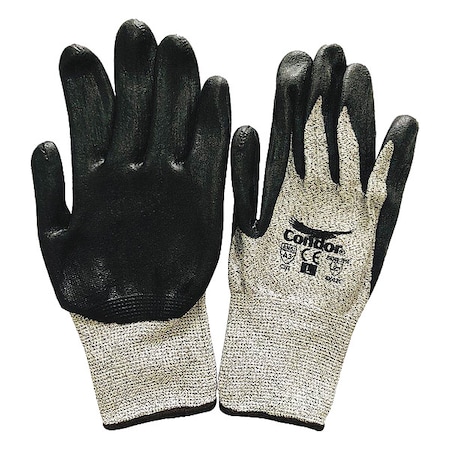 Cut-Resistant Coated Gloves, Cut Level A3 ,Dipped ,Nitrile ,Foam ,2XL 1 PR