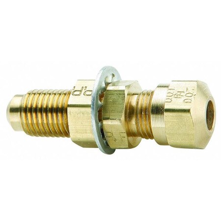 Union,Brass,Comp.1/4in,Flared1/4in
