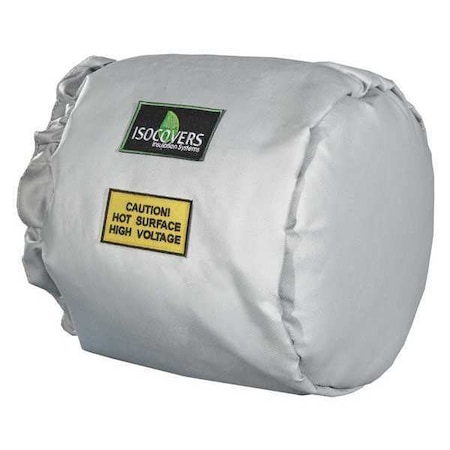 4" x 4" L Fiberglass Insulated End Pipe Jacket 3" Wall
