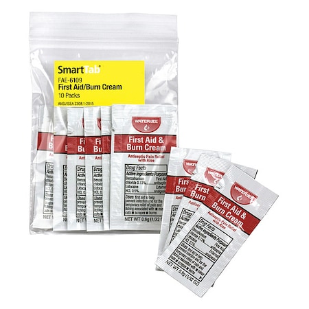 First Aid Kit Refill,Burn Cream, 10 Per Bag