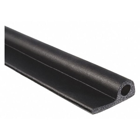 Rubber Seal, P-Shaped, 0.50"H, 100 ft.