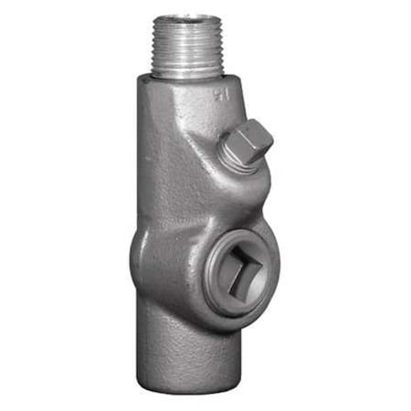 IMC Sealing, 1-1/2 in, Threaded, Aluminum, Powder Coated, Silver