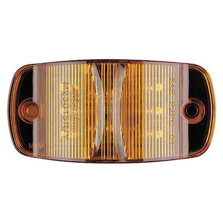 Clearance Light, LED, Amber, Surf, Oval, 4 L