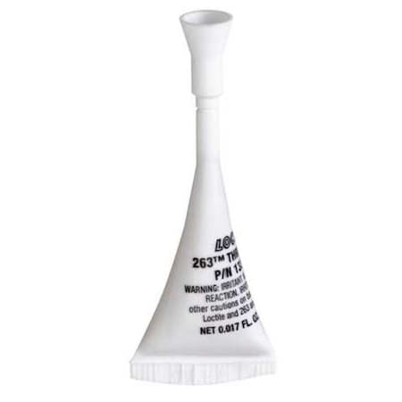 Primerless Threadlocker, LOCTITE 263, Red, High Strength, Liquid, 0.5 mL Capsule