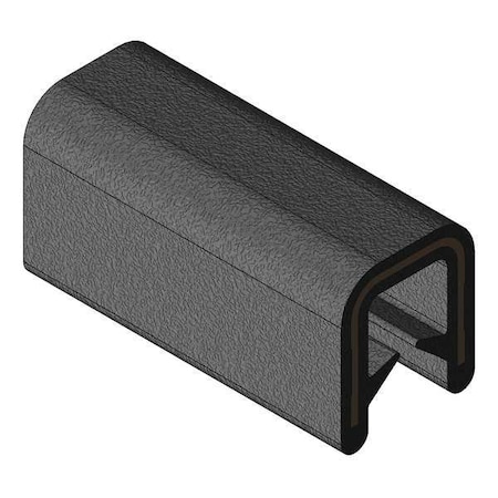 Edge Trim,Alum Clip,0.2 In W,100 Ft