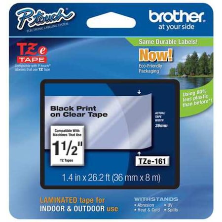 Label/RibbonCartridge,Clear,1-1/2inW