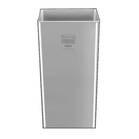 50 gal Rigid Liners, 18 5/8 in x 34 in, Gray