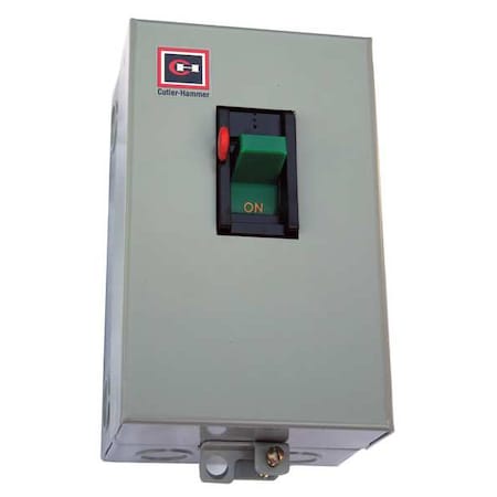 Manual Motor Starter, NEMA M-1, 3 P, 3 Phase, Toggle, 20 A