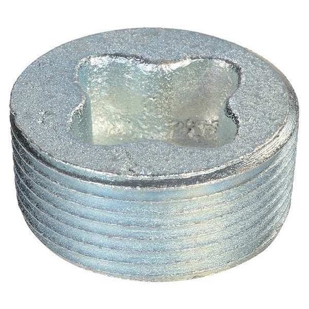IMC Plug, 1 in, Threaded, Steel, Plain, Silver