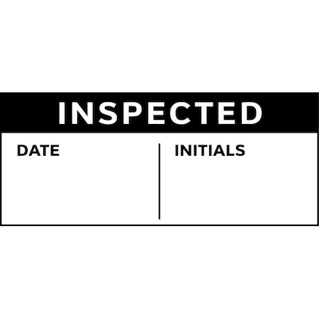 Inspection Label, English, Quality, PK350, TC-10943