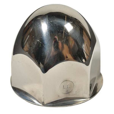 Lug Nut Cover, 1 5/8 In, Stainless Steel