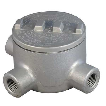 Conduit Outlet Body,Iron,T,1 In.