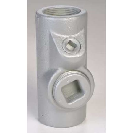 IMC Sealing, 1-1/2 in, Threaded, Iron, Zinc Plated, Silver