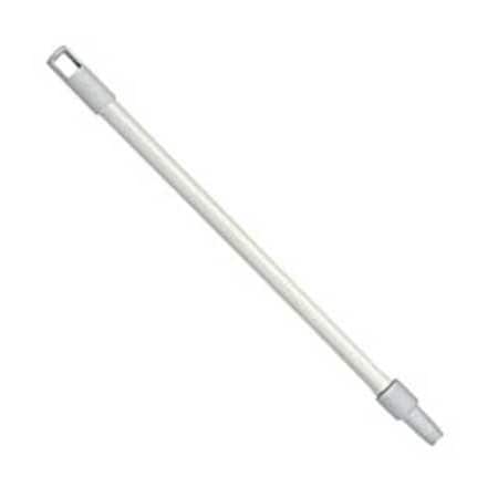 24" Drain Brush Handle, 1 1/4 in Dia, White, Fiberglass