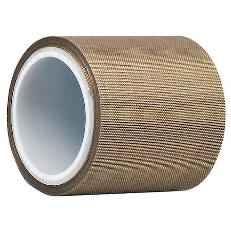 PTFE Glass Cloth Tape,1/2 in x 5 yd,3mil