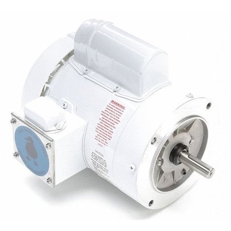 Washdown Motor,3/4 HP,Face,11-3/8 in. L