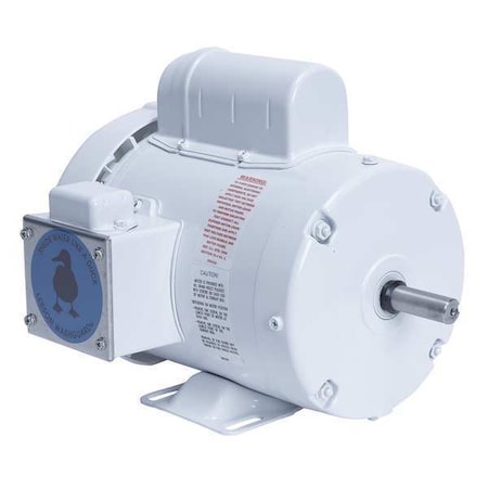 Washdown Motor,1 HP,1725 rpm,115/230V