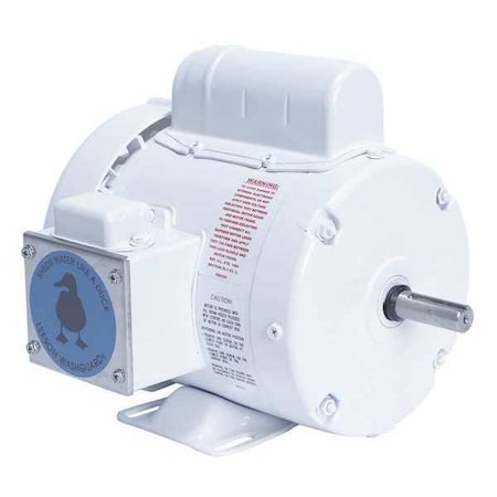 Washdown Motor,1/2 HP,1725 rpm,115/230V